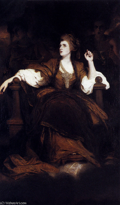Portrait Of Mrs Siddons As The Tragic Muse — Sir Joshua Reynolds
