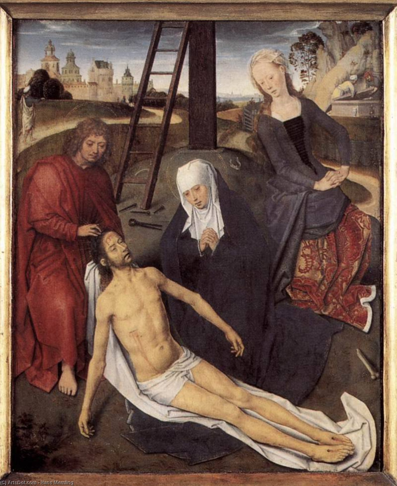 Late - Triptych Of Adriaan Reins (central Panel) — Memling, Hans