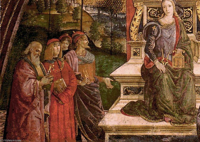 Vatican - The Arithmetic (lower Left View) — Bernardino Di Betto (pintoricchio)