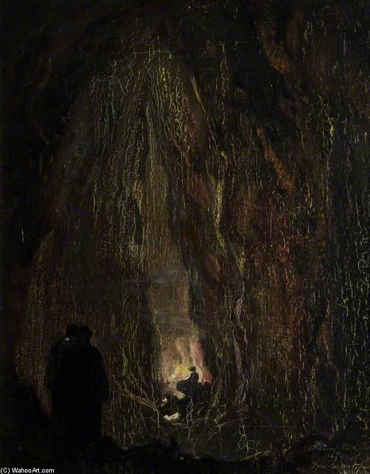 White Spot Cave By The Reservoir At Cheddar Gorge — Thomas Edwin Mostyn