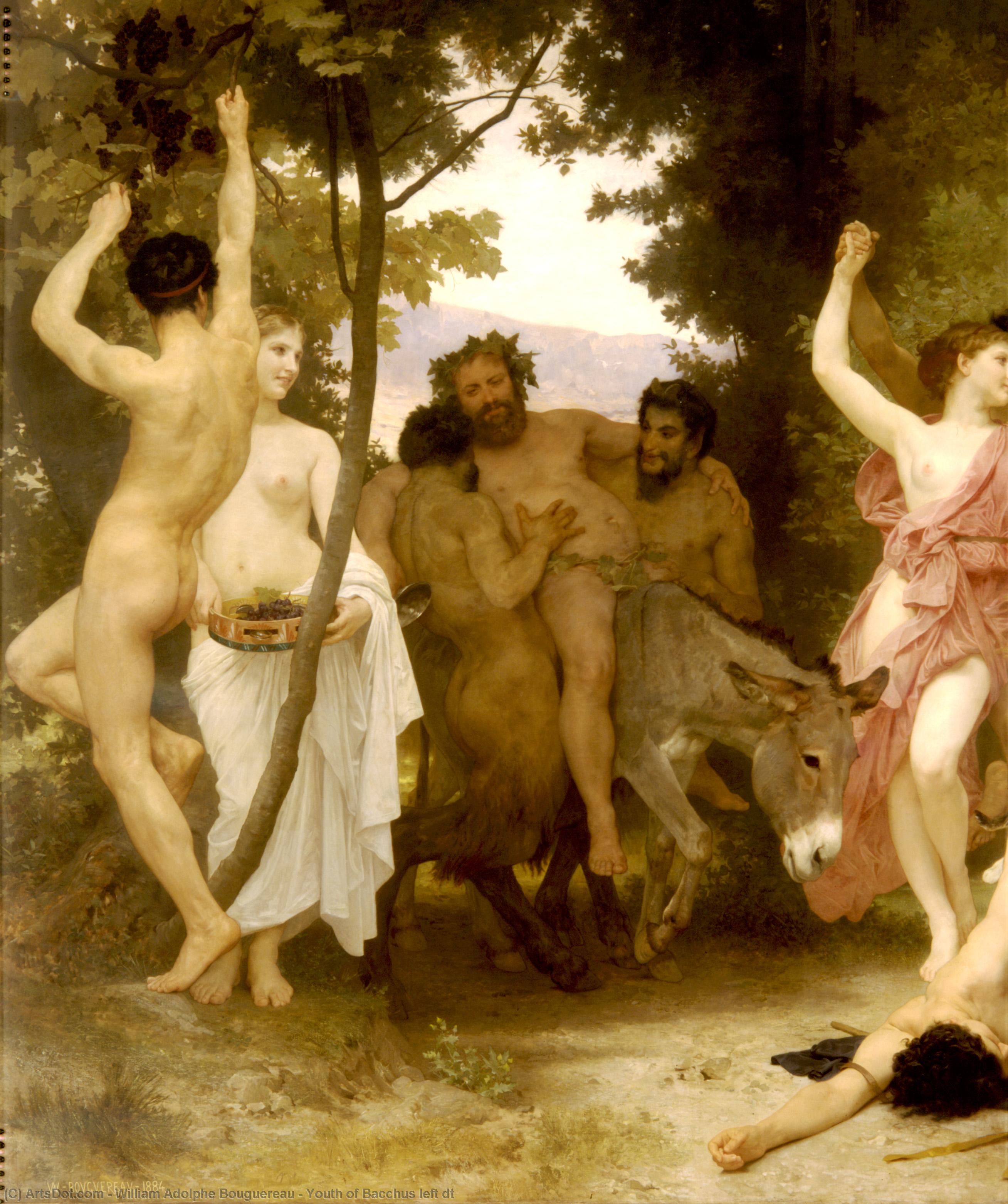 Youth Of Bacchus Left Dt — William-adolphe Bouguereau