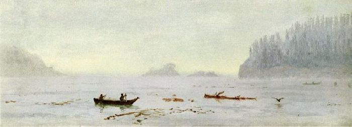 Indian Fisherman — Albert Bierstadt