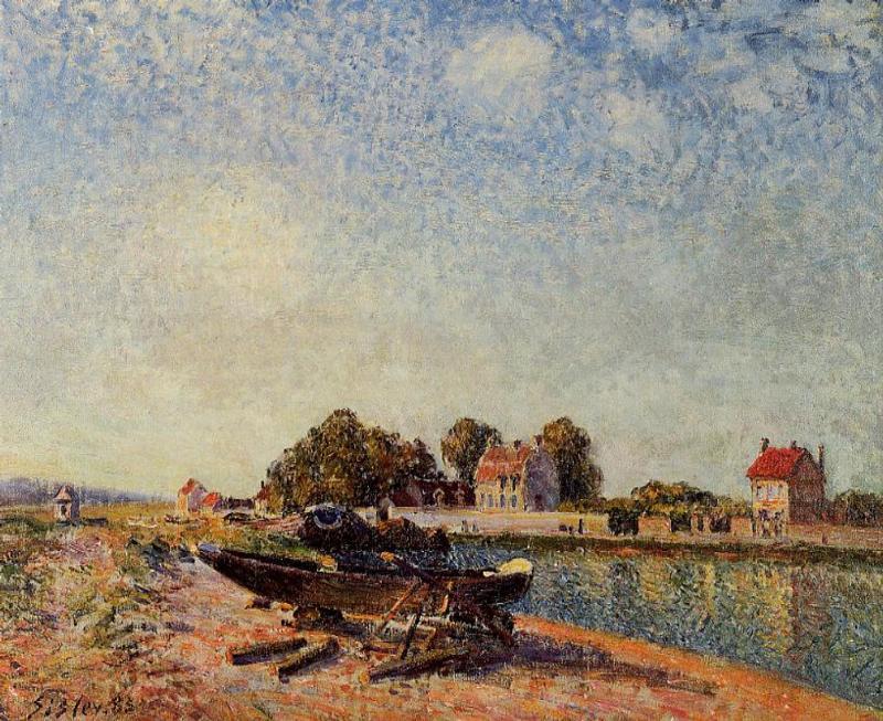 The Loing At Saint Mammes — Alfred Sisley