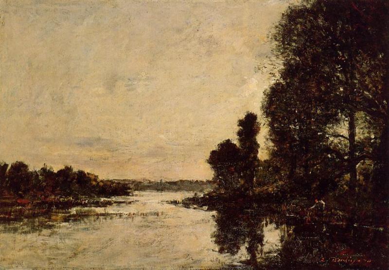 Le Bras De Mar De Karoulle, Hopital Camfrout — Eugène Louis Boudin