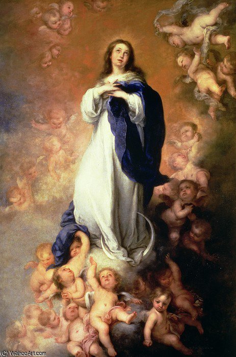 Immaculate Conception Of The Escorial — Bartolomé Esteban Murillo