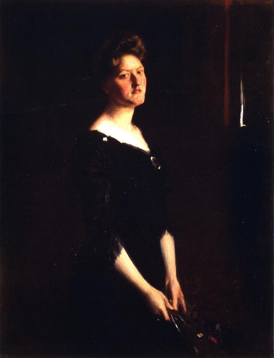 Portrait Of Mrs. Hale — William Merritt Chase