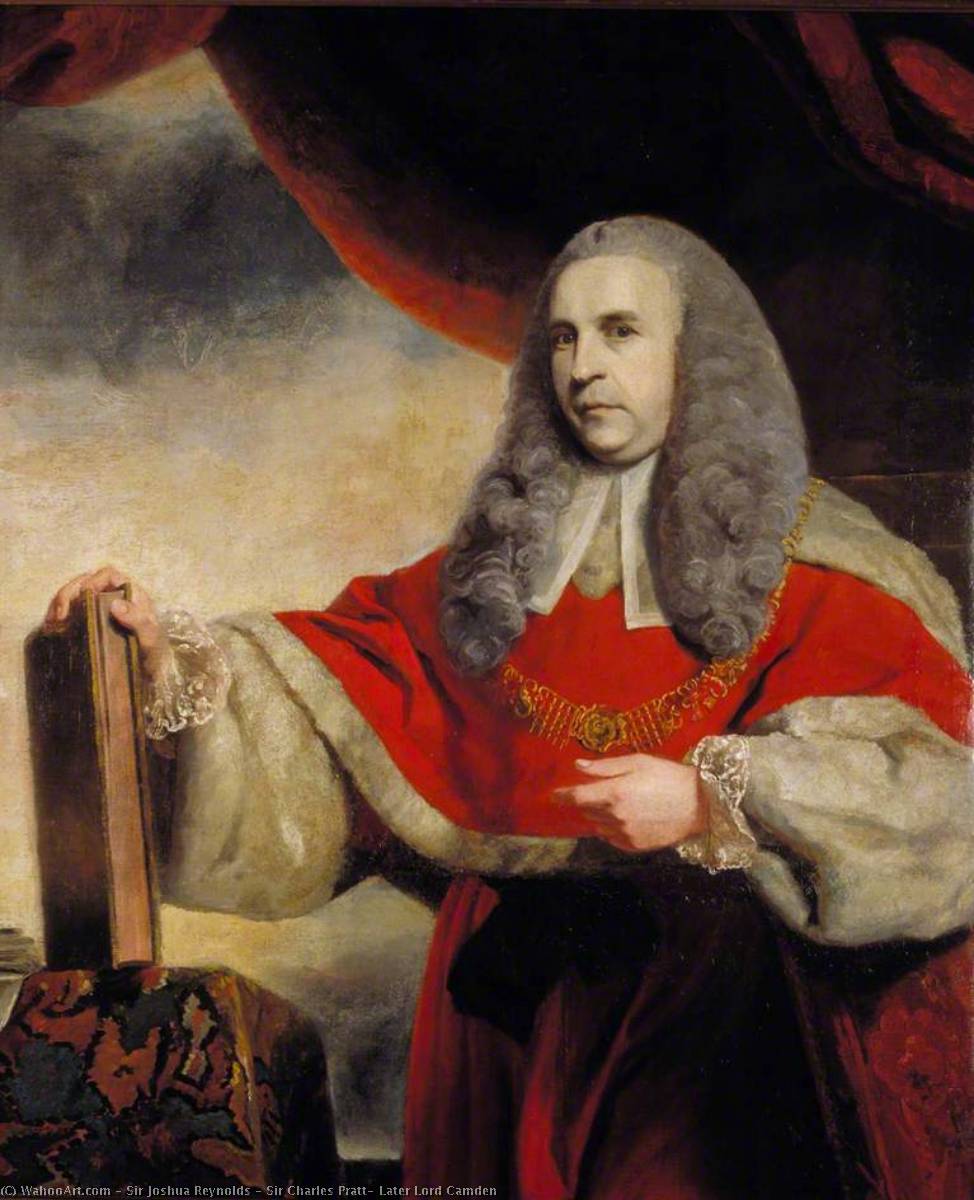 Sir Charles Pratt, Later Lord Camden — Sir Joshua Reynolds