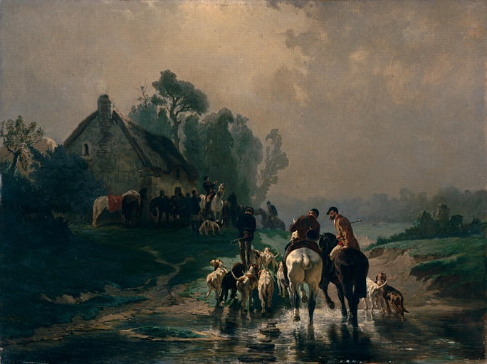 Le Rendez Vous De Chasse — Évariste Vital Luminais