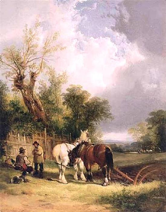 The Ploughman's Rest — William Shayer Senior