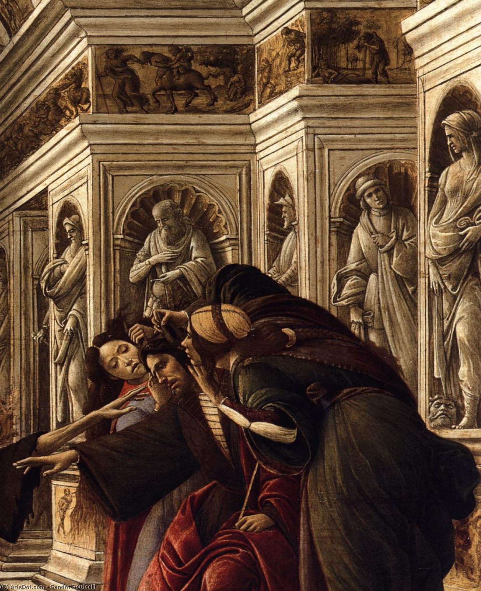Calumny Of Apelles (detail) (8) — Sandro Botticelli