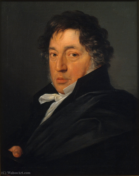 Portrait Of The Painter Zacarías González Velázquez — Zacarías González Velázquez
