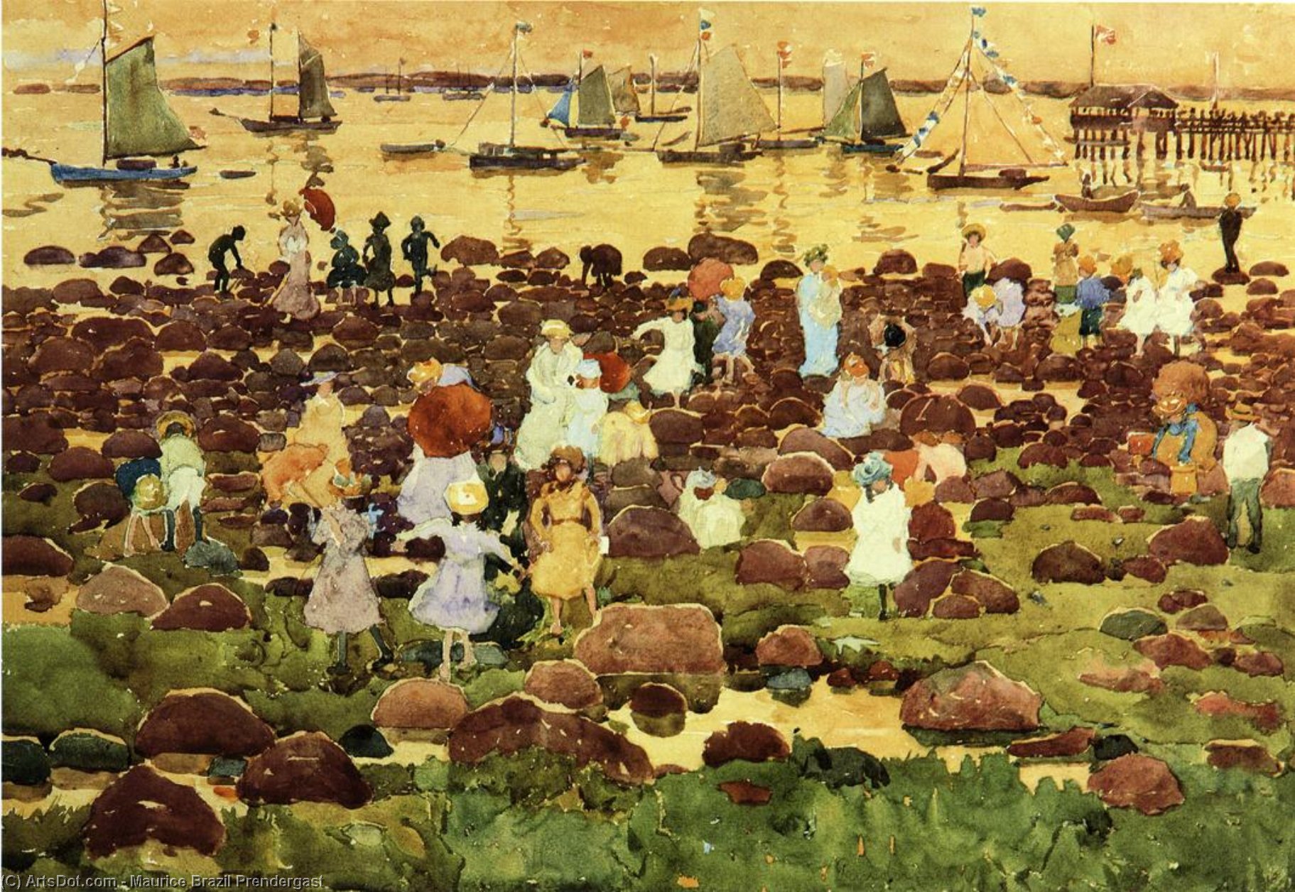 Revere Beach 3 — Maurice Brazil Prendergast