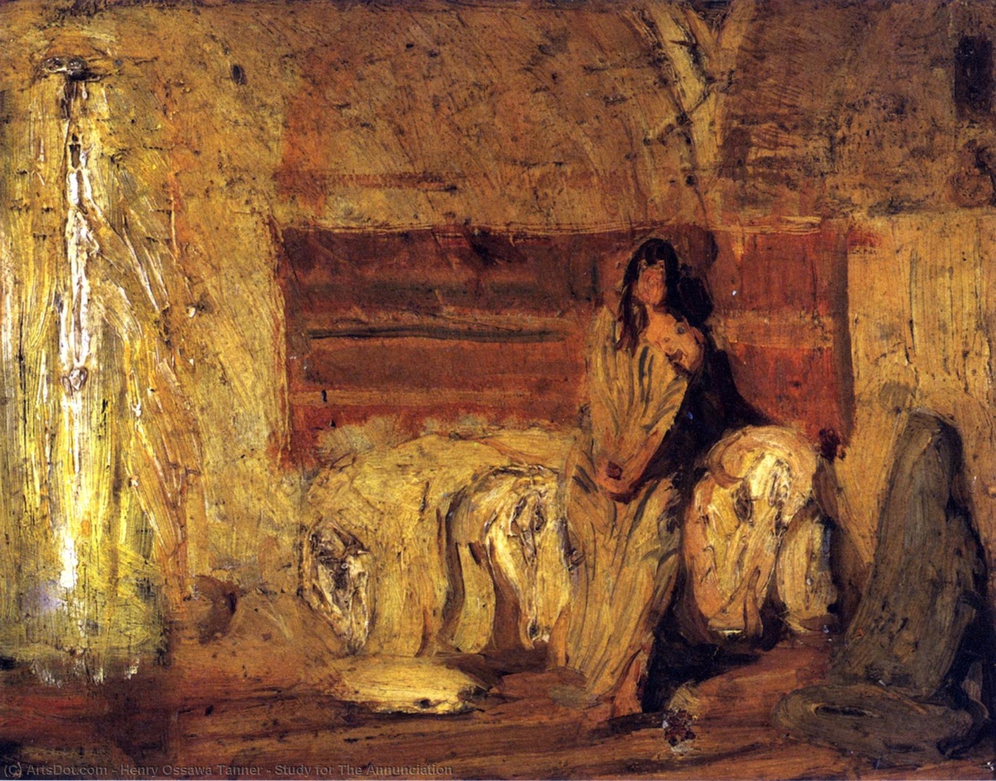 Study For The Annunciation — Henry Ossawa Tanner