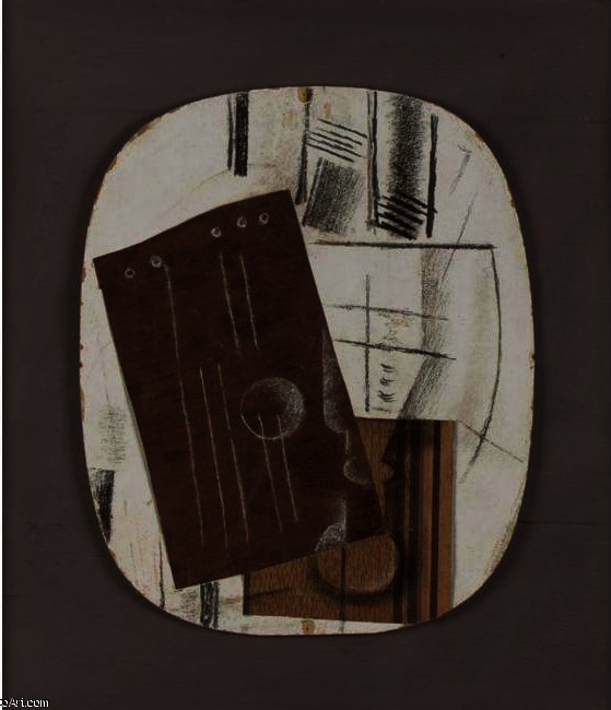 Glass And Guitar — Georges Braque