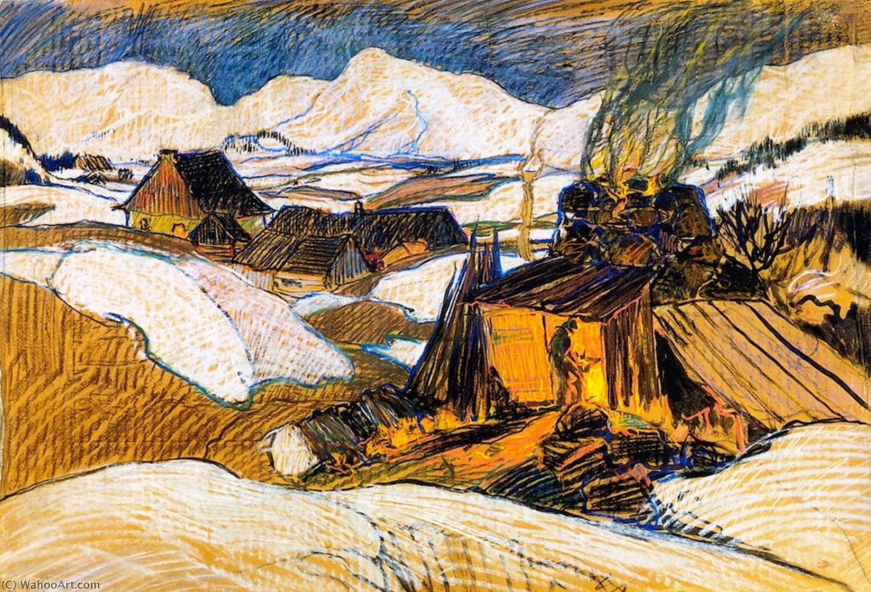 Lime Kiln, Baie Saint Paul — Clarence Alphonse Gagnon