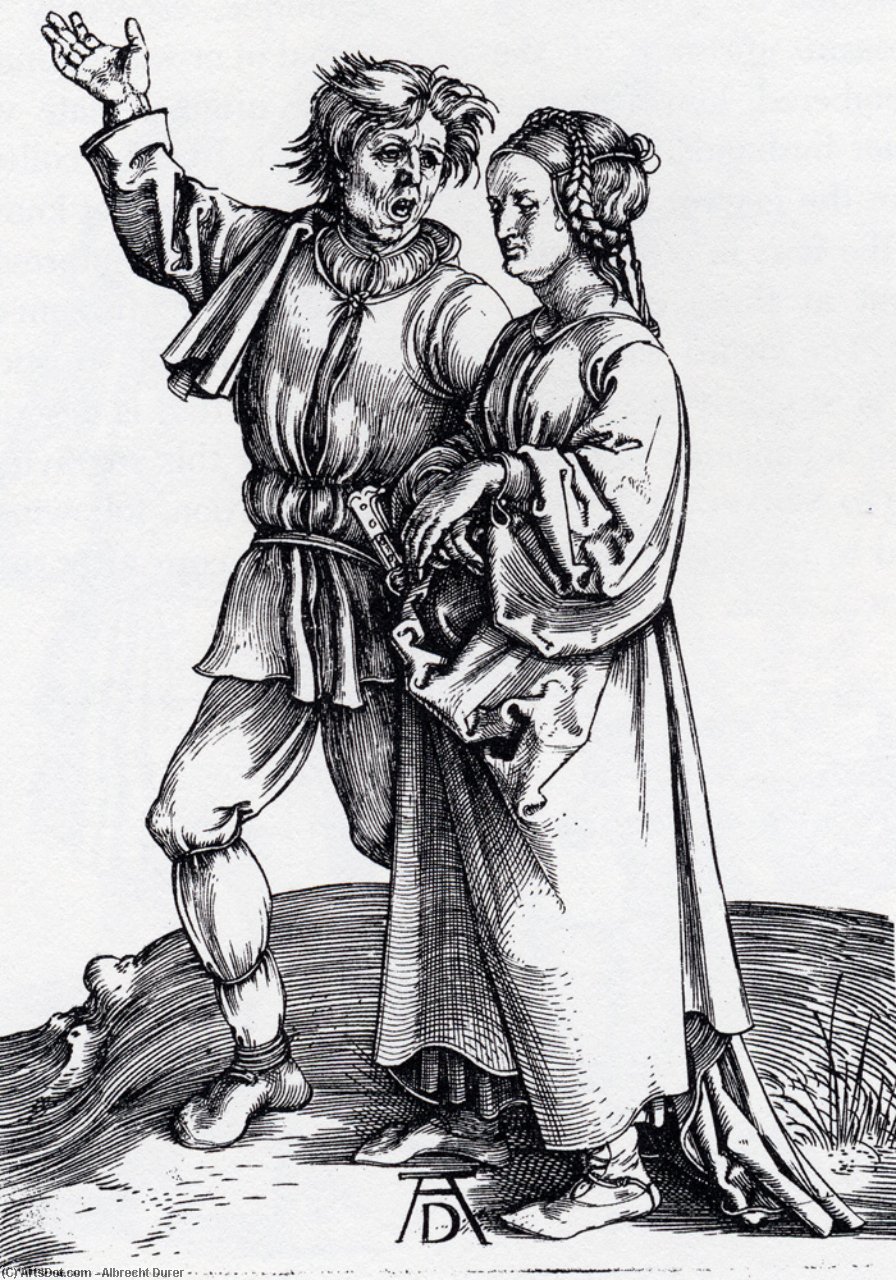 Rustic Couple — Albrecht Dürer