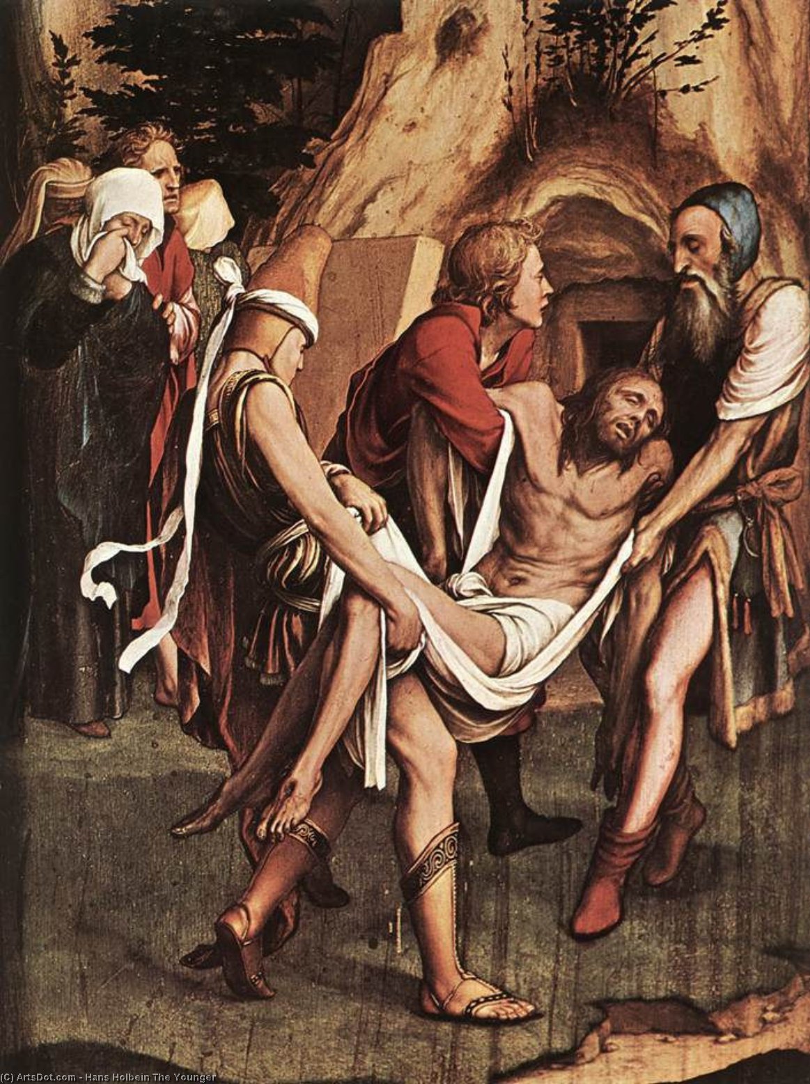 The Passion [detail] — Hans Holbein The Younger