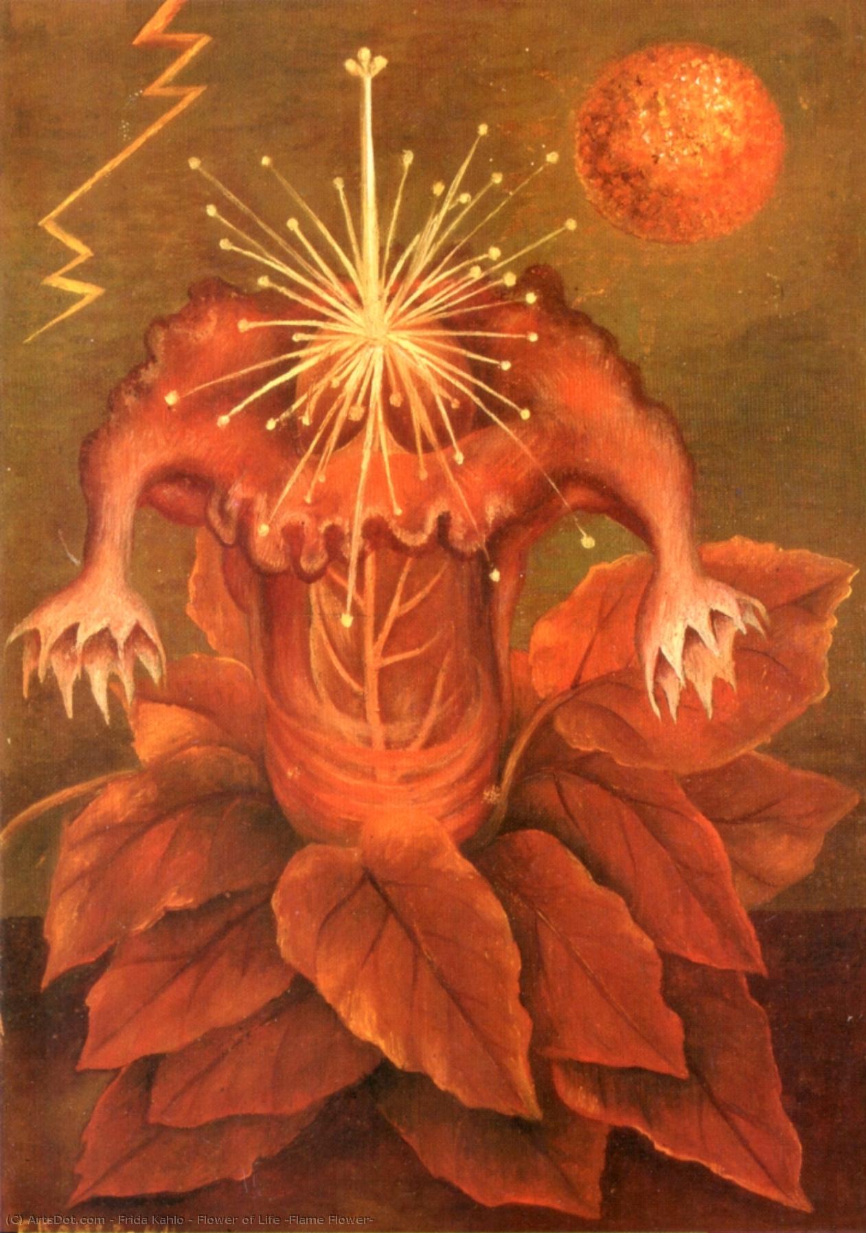 Flower Of Life (flame Flower) — Frida Kahlo