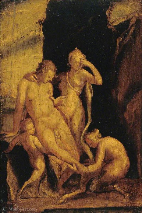 Faun With Wounded Foot — Bartholomaeus Spranger