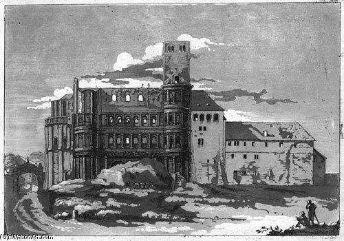Die Porta Nigra In Trier — Anton (alban) Ramboux