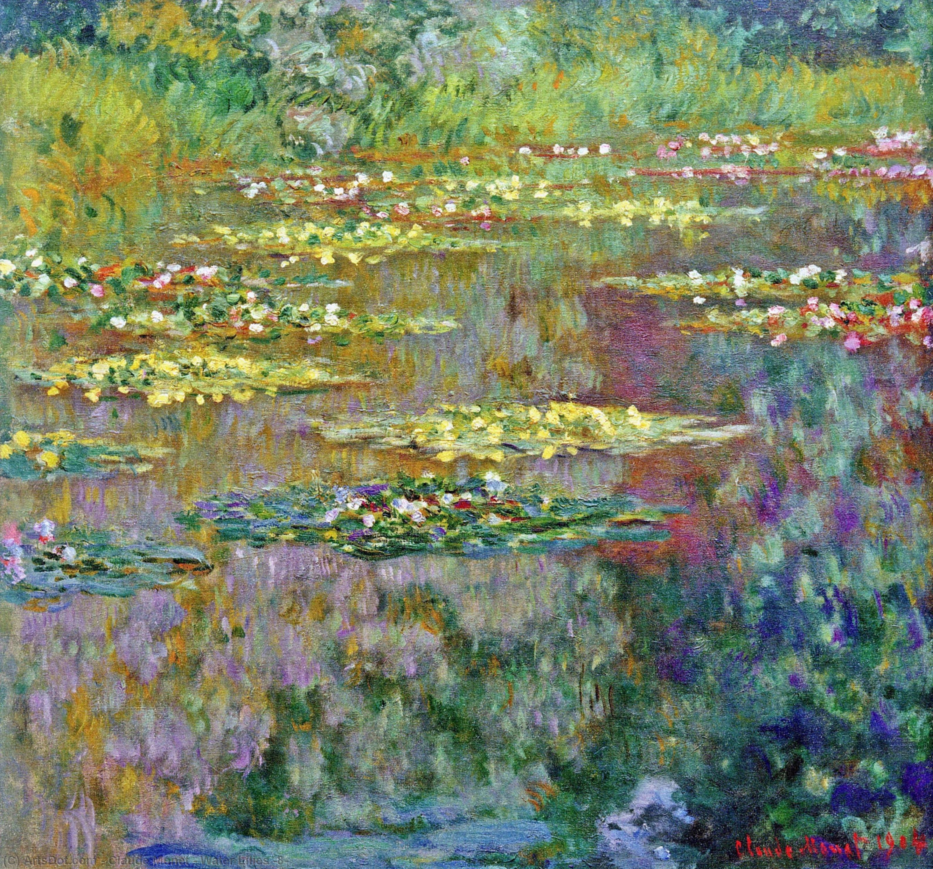 Water Lilies (8) — Claude Monet