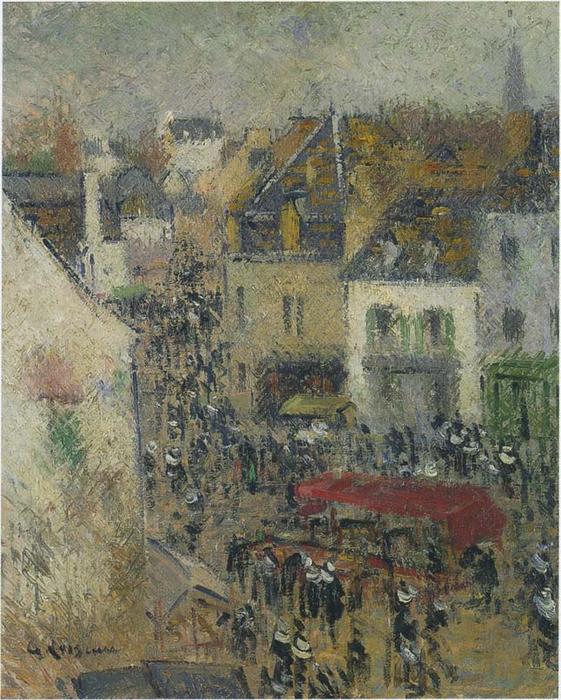 Street In Pont Aven — Gustave Loiseau