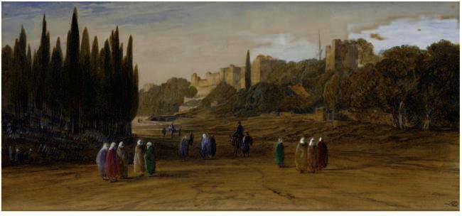 The Walls Of Constantinople — Edward Lear