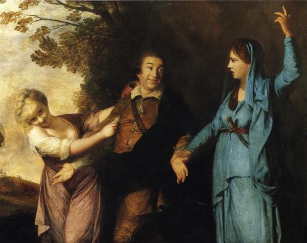 David Garrick Between Tragedy And Comedy — Sir Joshua Reynolds