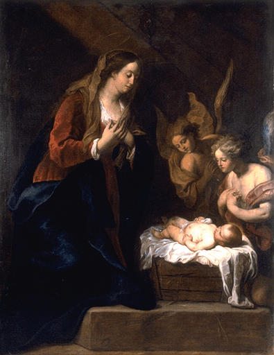 La Nativite Ou Adoration Des Anges — Gerard Seghers