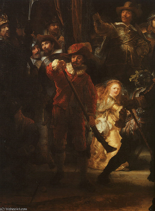 The Night Watch Detail — Rembrandt Van Rijn