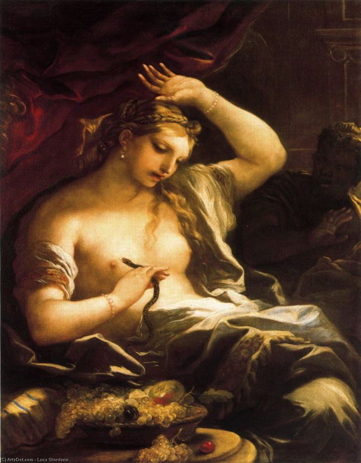 Death Of Cleopatra — Luca Giordano
