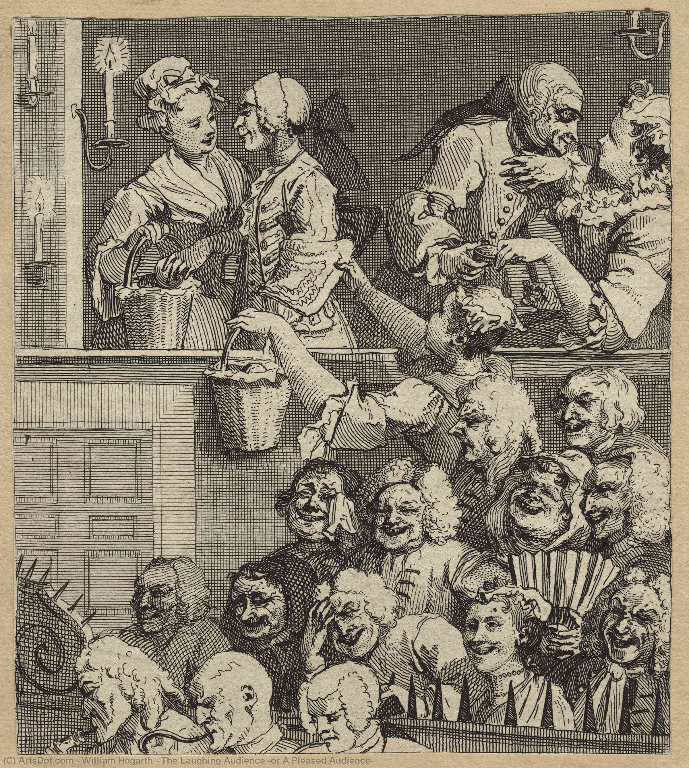 The Laughing Audience (or A Pleased Audience) — William Hogarth