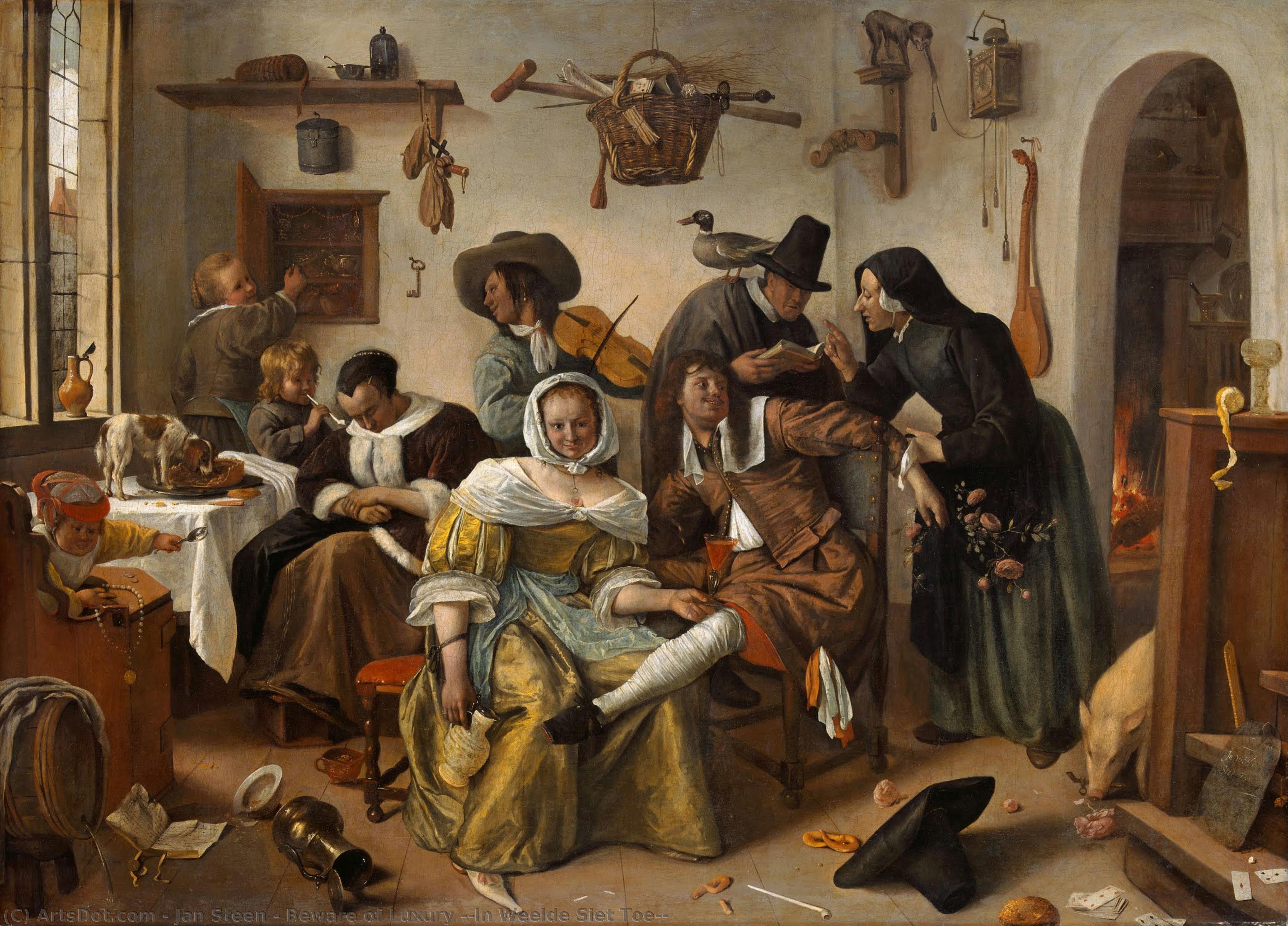 Beware Of Luxury (“in Weelde Siet Toe”) — Jan Havickszoon Steen
