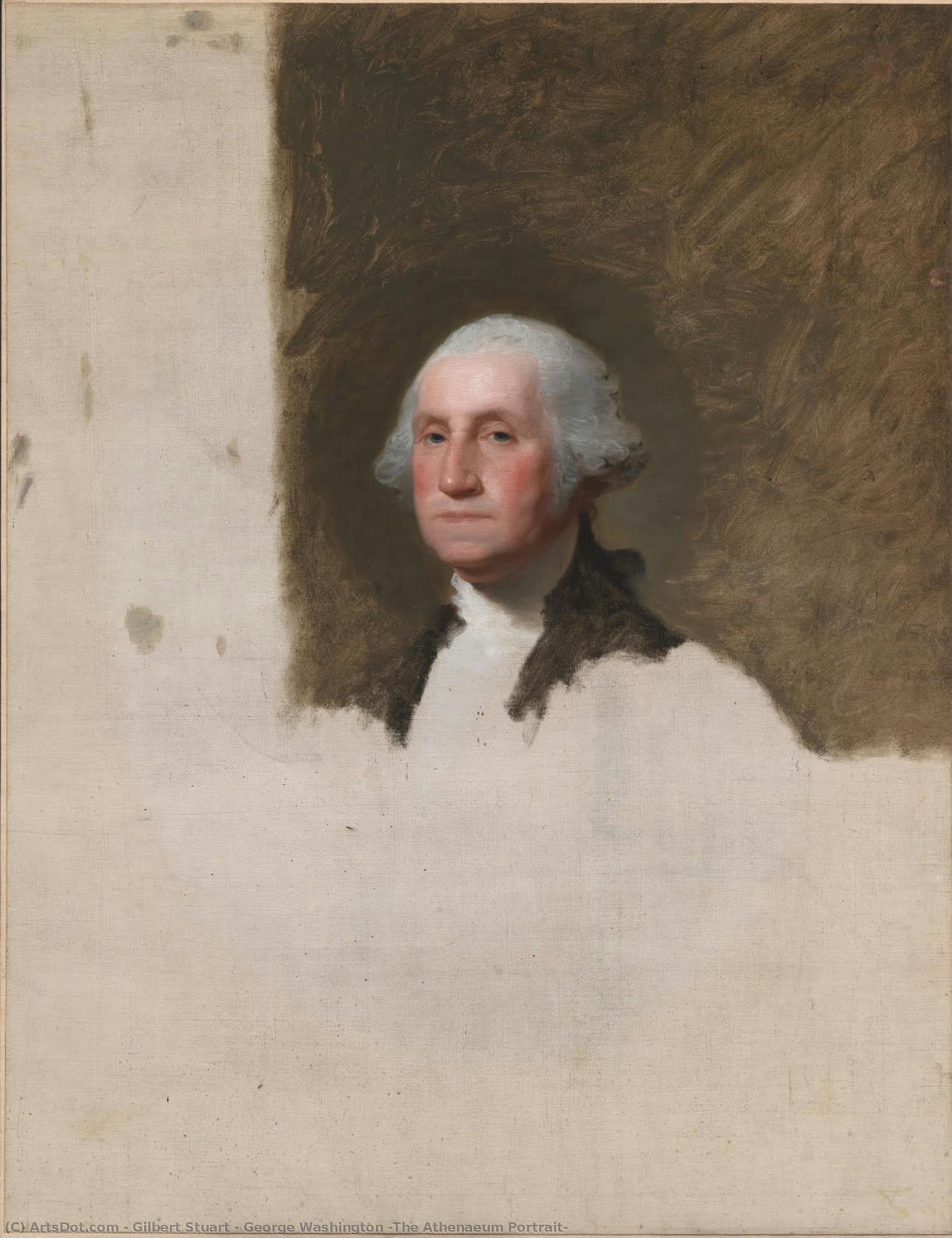 George Washington (das Athenaeum-porträt) — Gilbert Stuart