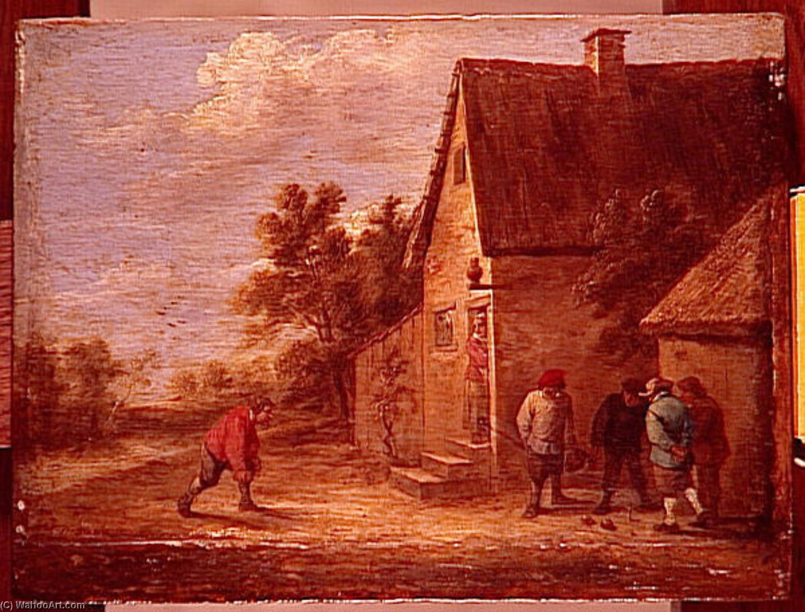 Les Joueurs De Boules — David Teniers Ii Le Jeune