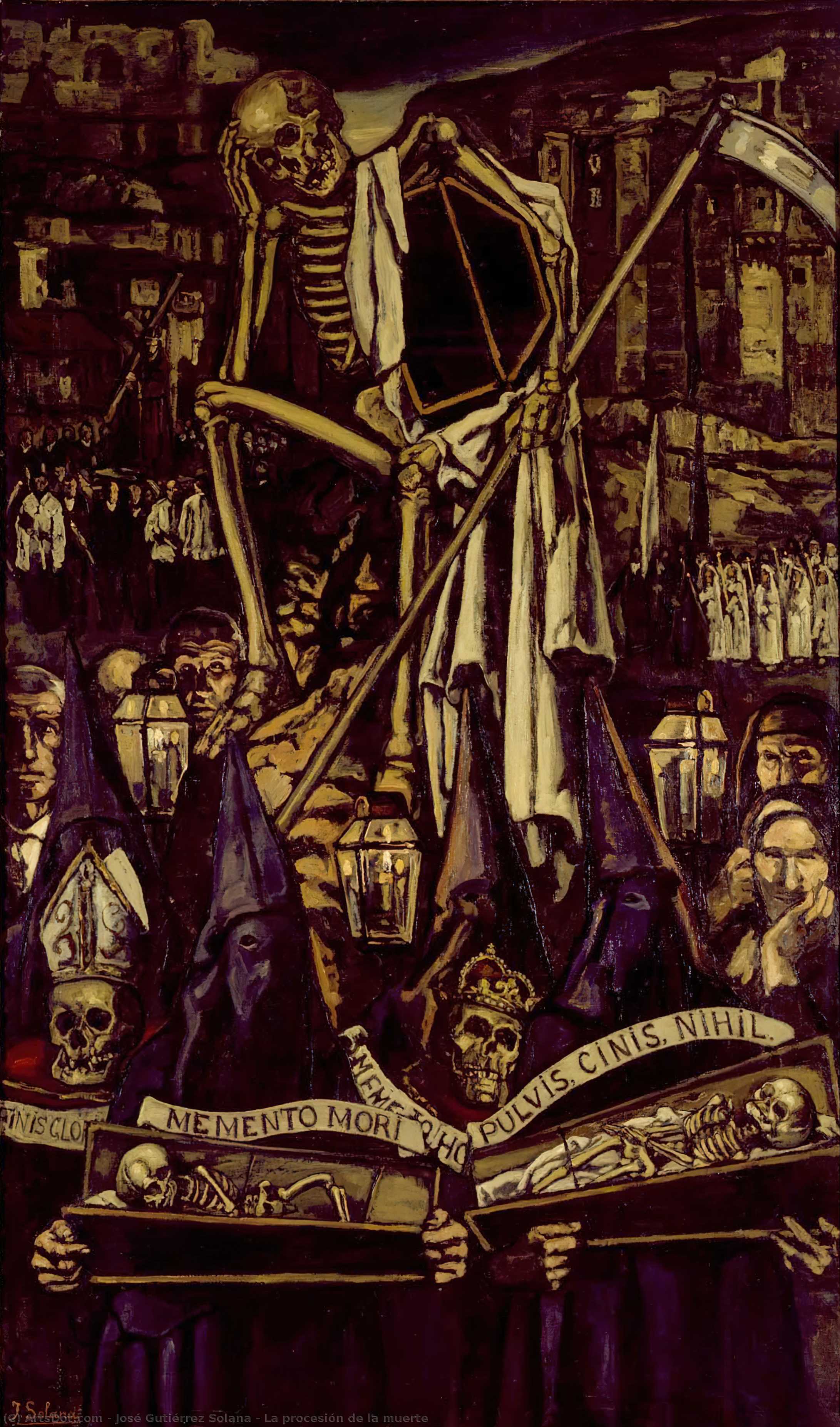 La Procesión De La Muerte — José Gutiérrez Solana