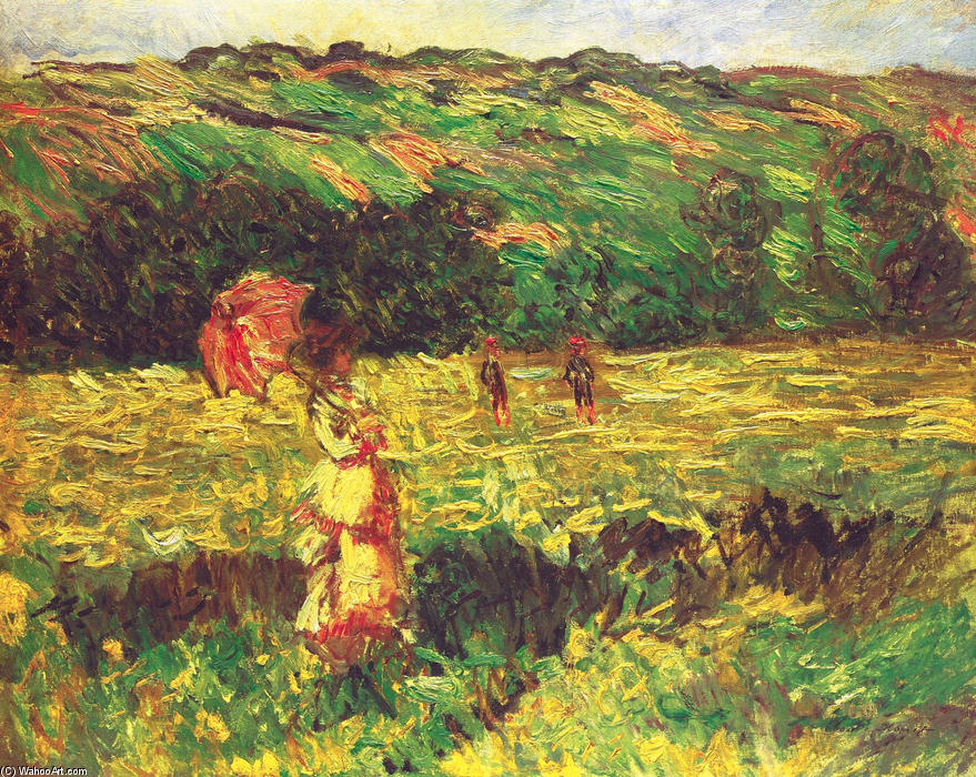 The Promenade Near Limetz — Claude Monet