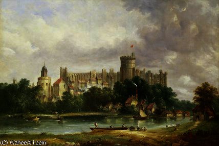 Windsor Castle-from The Thames — Alfred Vickers