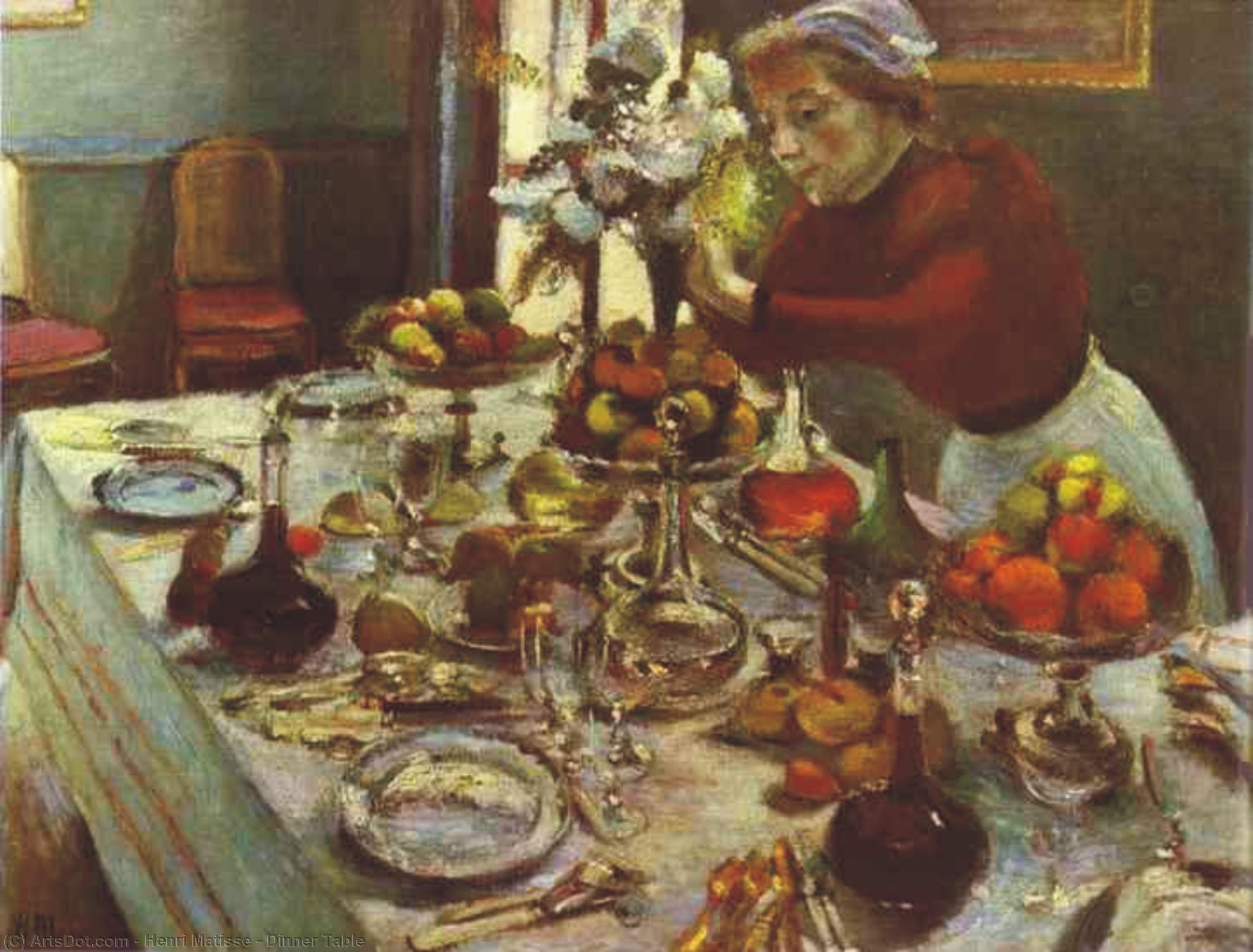 Dinner Table — Henri Matisse