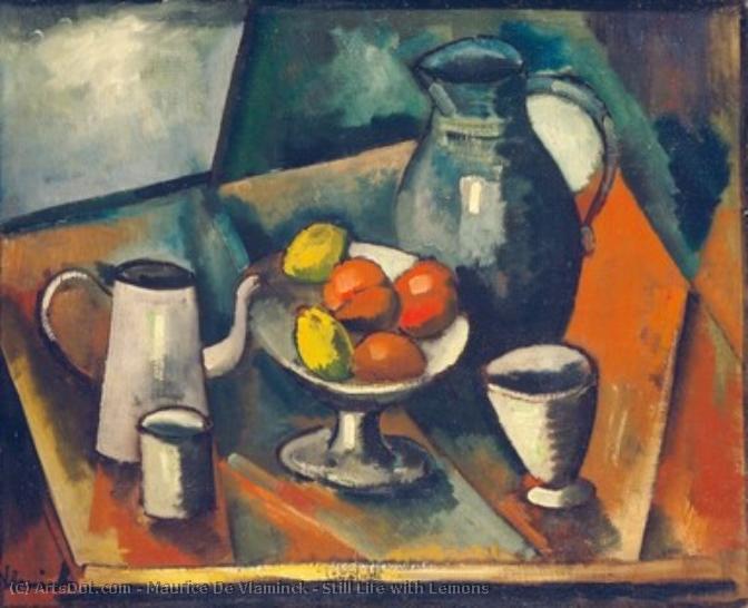 Still Life With Lemons — Maurice De Vlaminck