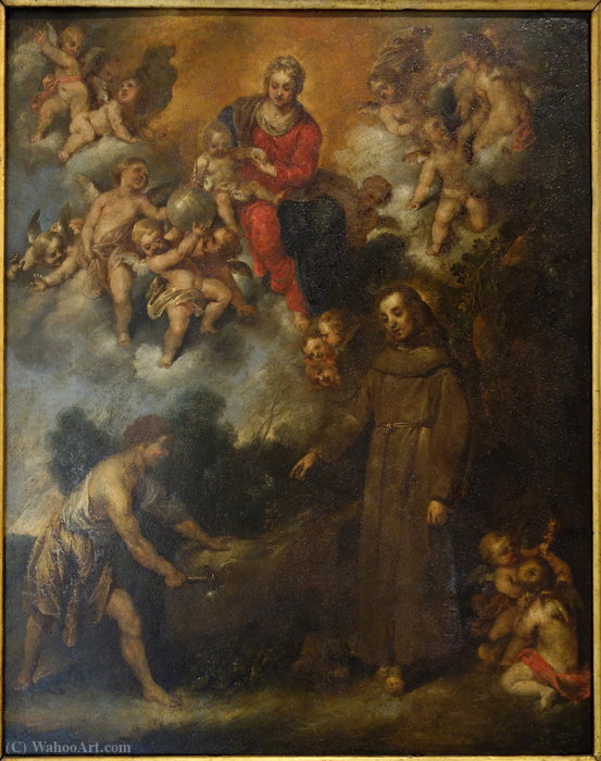 Blessed Andrea Da Spello Brings Water From A Rock — Antonio Maria Vassallo