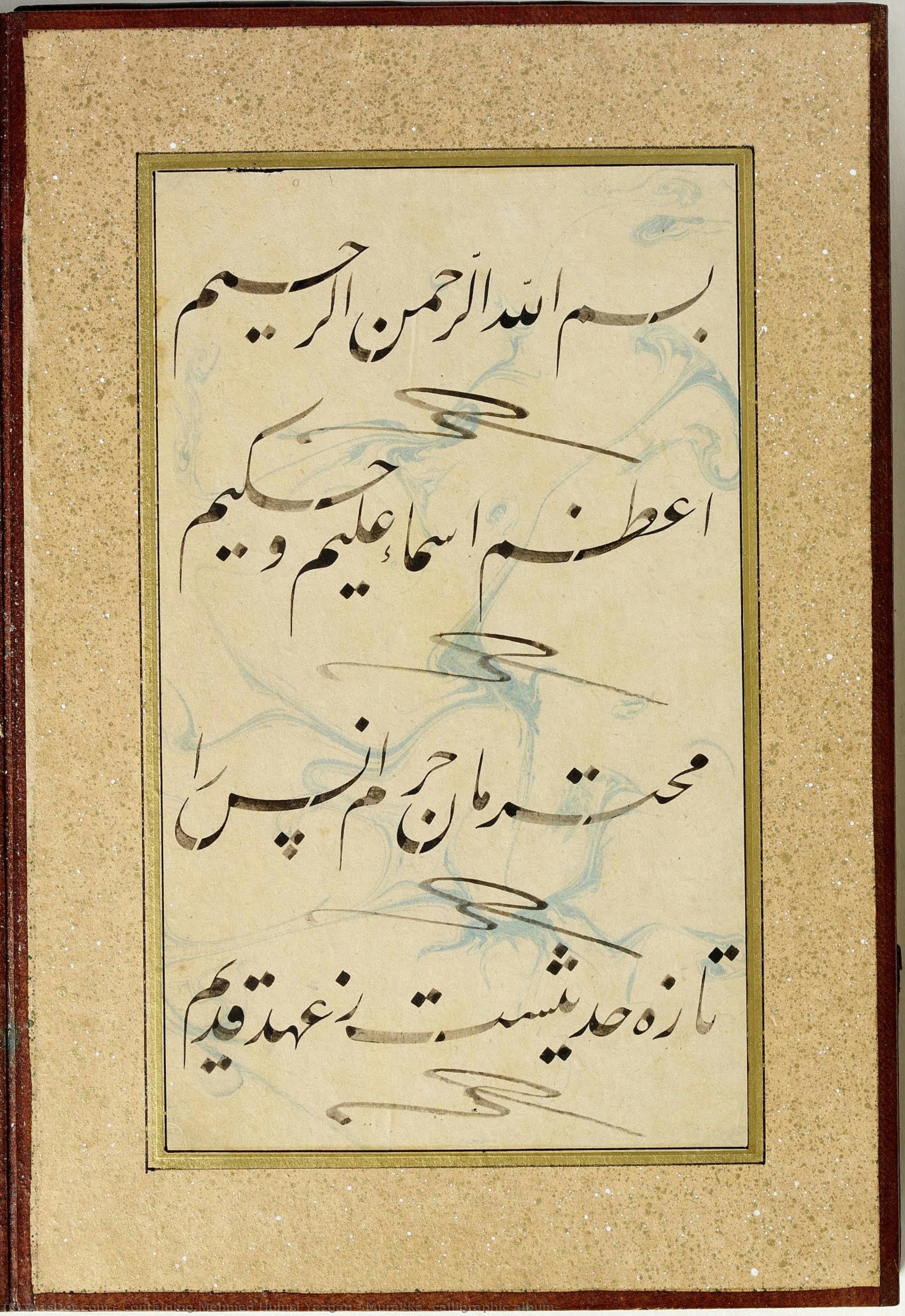 Murakka (calligraphic Album) — Containing Mehmed Hulusi Yazgan