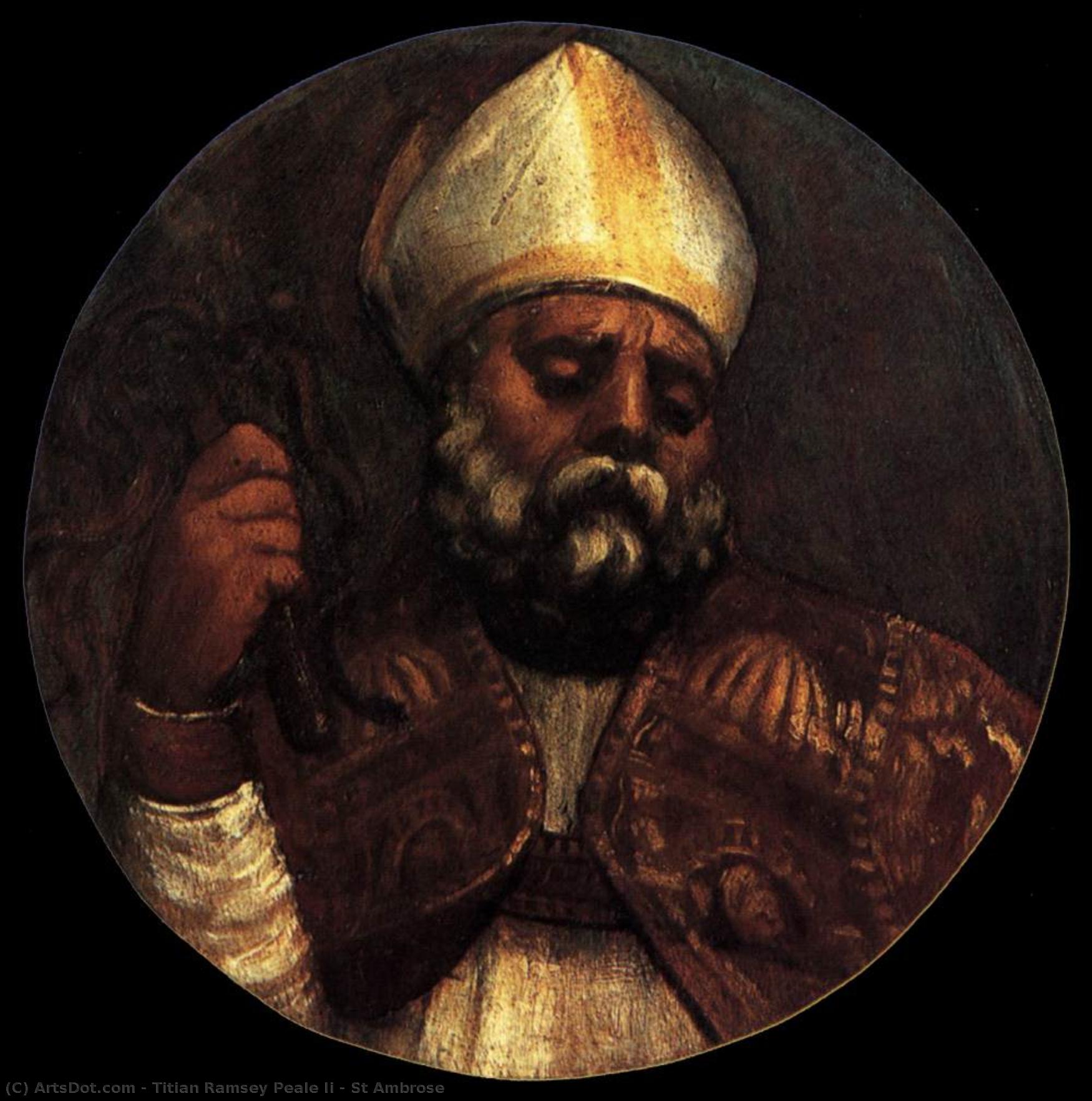 St Ambrose — Titian Ramsay Peale Ii