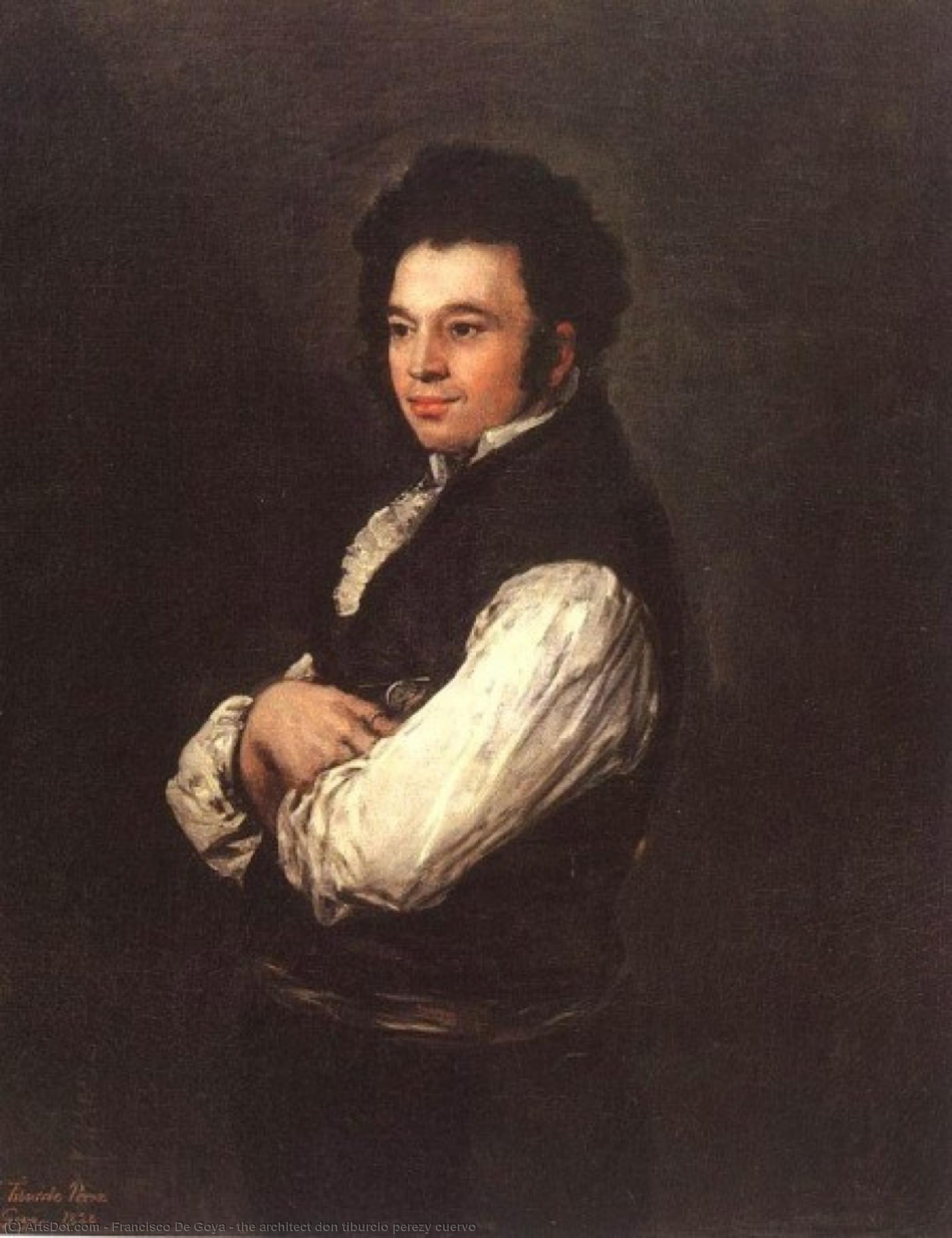 The Architect Don Tiburcio Perezy Cuervo — Francisco José De Goya Y Lucientes