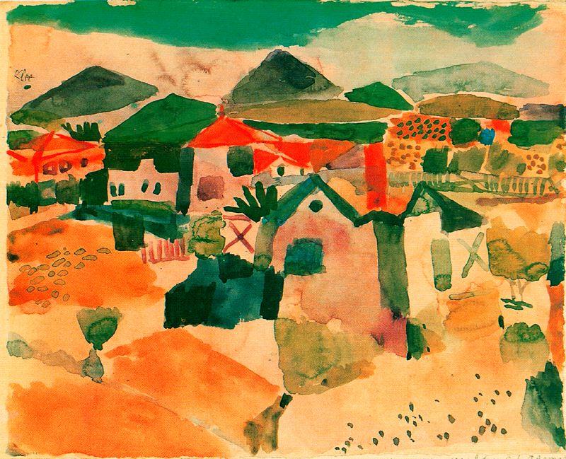 View Of Saint-germain — Paul Klee