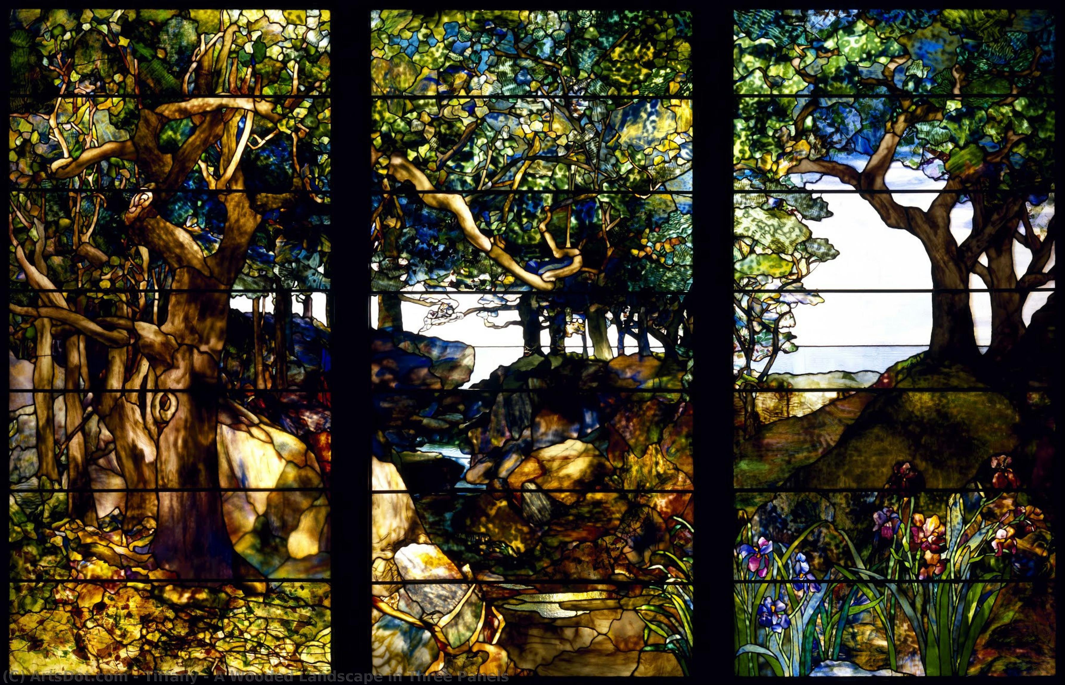 A Wooded Landscape In Three Panels — Tiffany Chung