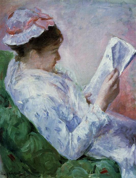 Woman Reading — Mary Stevenson Cassatt