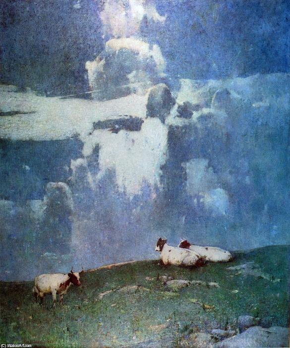 Evening Light — Soren Emil Carlsen