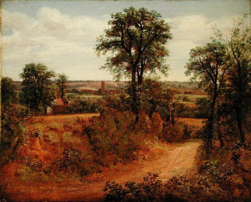 A Lane Near Dedham — John Constable