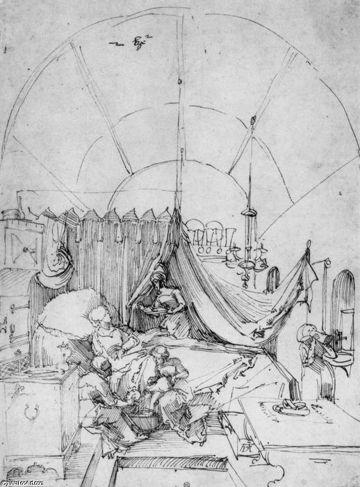 Birth Of Mary — Albrecht Dürer